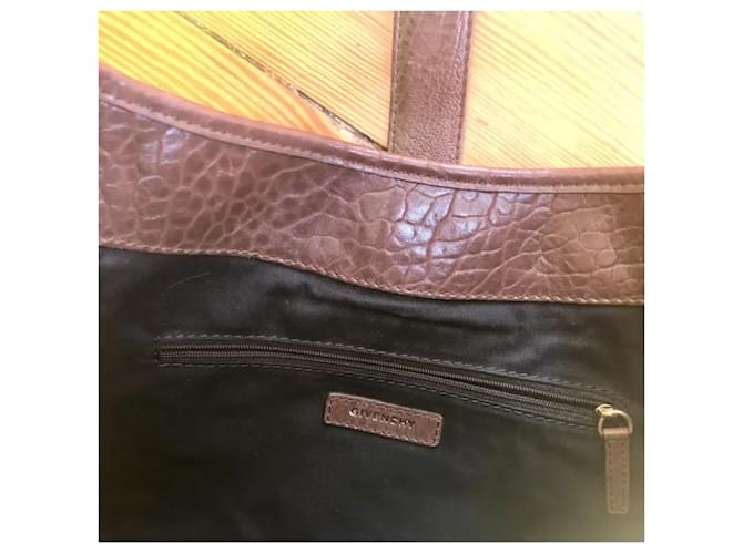 Borsa a mano Givenchy Obsedia in pelle marrone Marrone scuro - vista 3