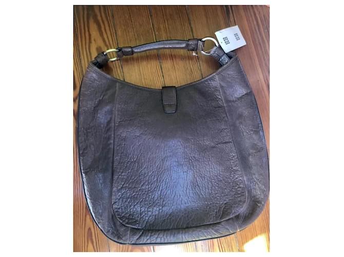 Borsa a mano Givenchy Obsedia in pelle marrone Marrone scuro - vista 4