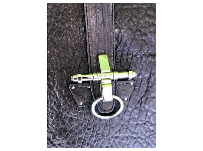 Borsa a mano Givenchy Obsedia in pelle marrone Marrone scuro - vista 5