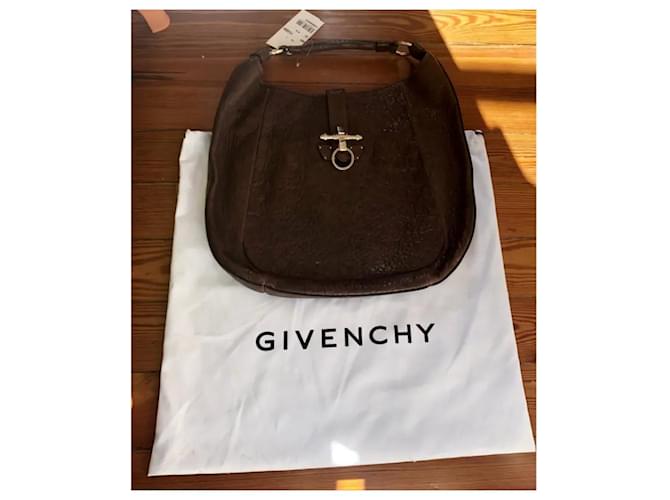 Borsa a mano Givenchy Obsedia in pelle marrone Marrone scuro - vista 7