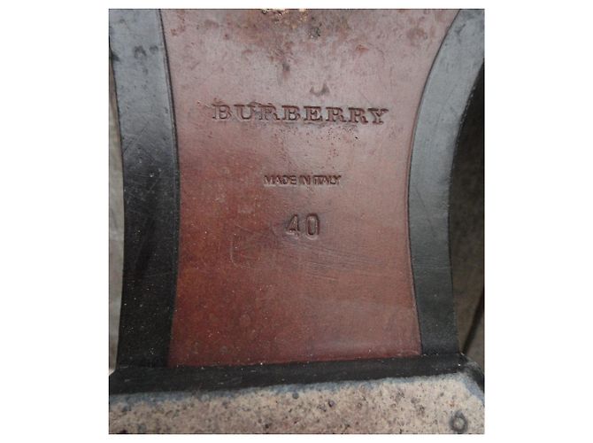 scarpe Monk Burberry p 40 Nero - vista 10