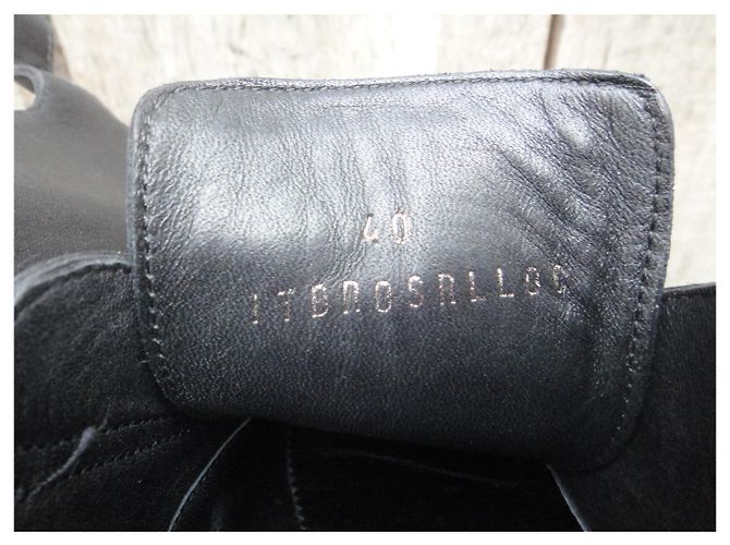 scarpe Monk Burberry p 40 Nero - vista 11