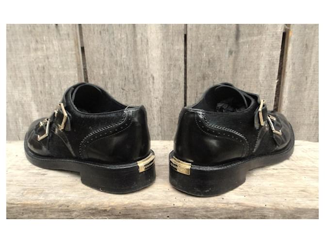 scarpe Monk Burberry p 40 Nero - vista 4