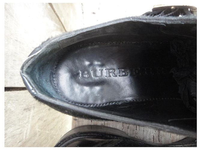 scarpe Monk Burberry p 40 Nero - vista 8