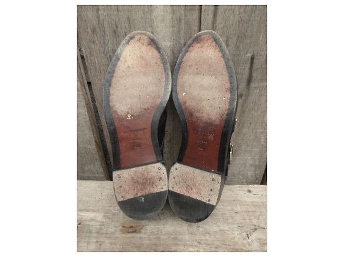 scarpe Monk Burberry p 40 Nero - vista 9