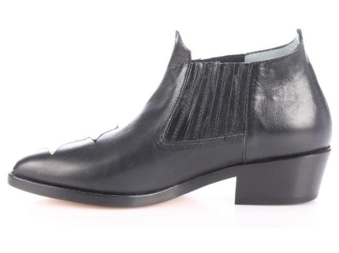 Stivaletti in pelle Chiara Ferragni con patch stelle nero Multicolore - vista 3