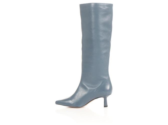 Autre Marque Botas de piel azul Angel Alarcon - vista 3