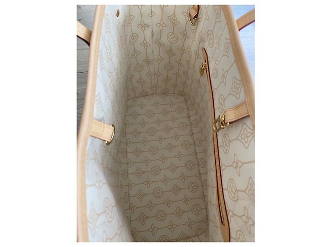 Louis Vuitton Neverfull MM Damier Azur Canvas nautico 2023 Blu - vista 7