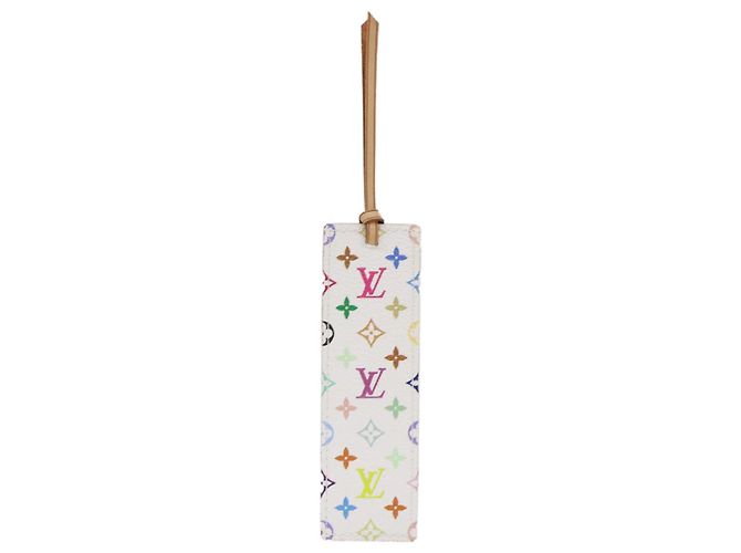 LOUIS VUITTON Monogram Multicolor Mark Page Kadu Bookmark M99196 LV Auth 51099 White - view 13