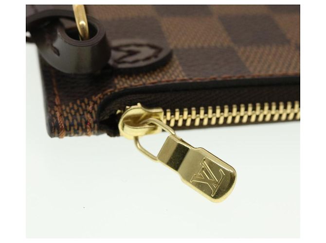 LOUIS VUITTON Damier Ebene Neverfull MM Pouch Accessory Pouch LV Auth am4185 - view 13