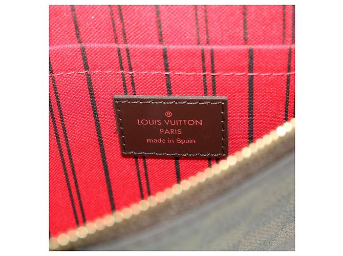 LOUIS VUITTON Damier Ebene Neverfull MM Pouch Accessory Pouch LV Auth am4185 - view 14