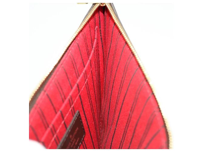 LOUIS VUITTON Damier Ebene Neverfull MM Pouch Accessory Pouch LV Auth am4185 - view 16