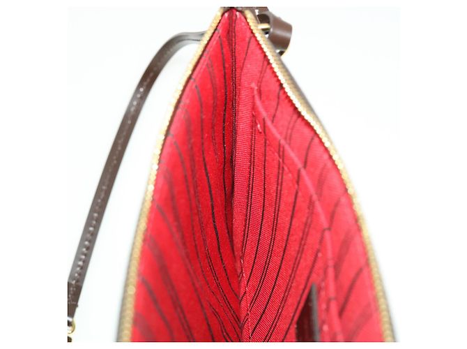 LOUIS VUITTON Damier Ebene Neverfull MM Pouch Accessory Pouch LV Auth am4185 - view 17