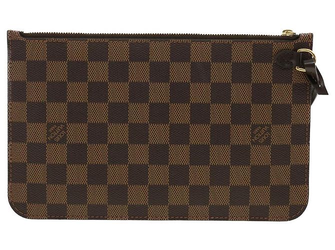 LOUIS VUITTON Damier Ebene Neverfull MM Pouch Accessory Pouch LV Auth am4185 - view 3