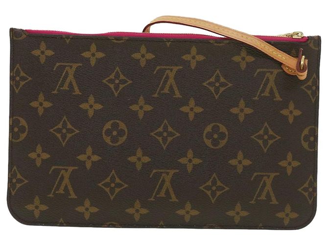 Estuche LOUIS VUITTON Monogram Neverfull MM Estuche para accesorios LV Auth am4110 Monograma - vista 3