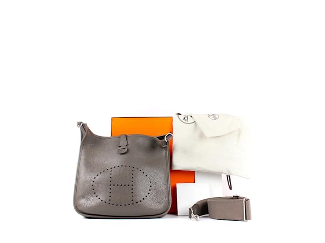 Hermès HERMES Sacs à main Evelyne Gris - vue 12