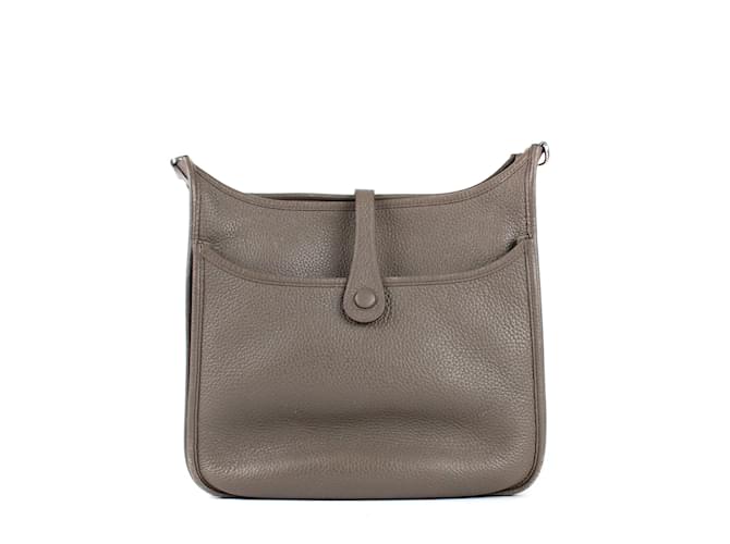 Hermès HERMES Sacs à main Evelyne Gris - vue 4
