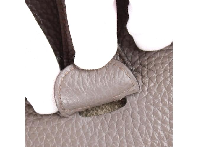 Hermès HERMES Sacs à main Evelyne Gris - vue 6