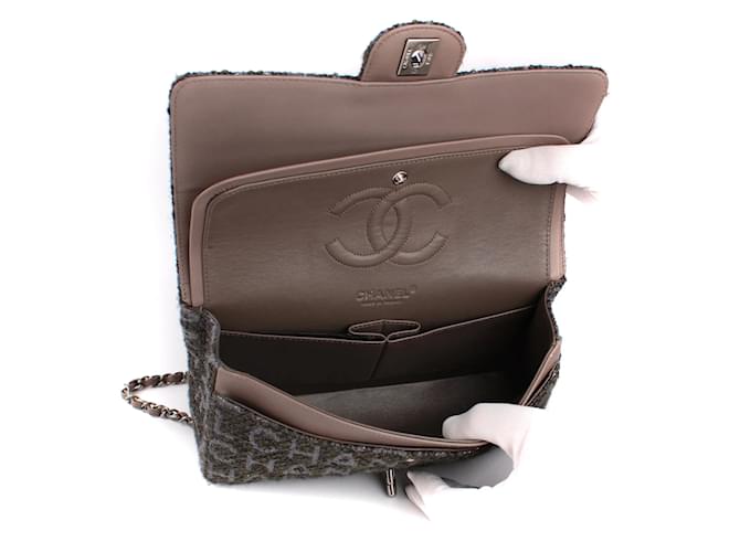 CHANEL Sacs à main Intemporels/classique Gris - vue 10