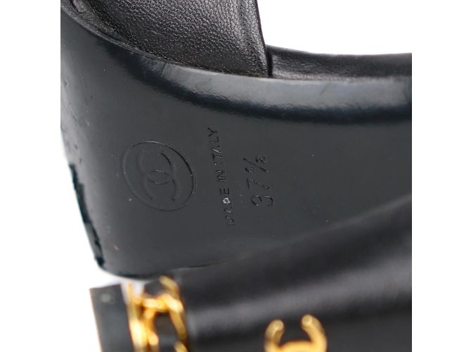 Timeless CHANEL Heels Slingback Schwarz - Ansicht 8