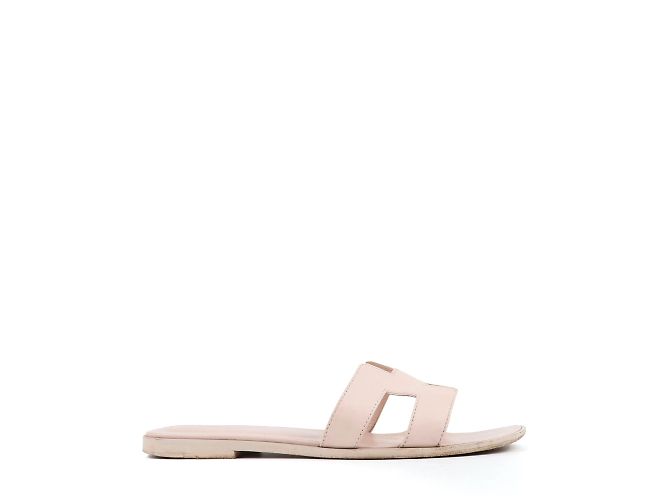 Hermès HERMES Sandali Oran Rosa - vista 4