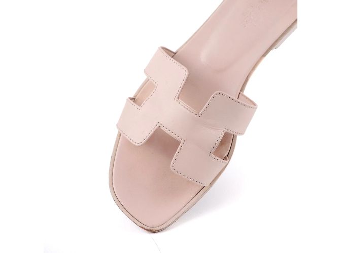 Hermès HERMES Sandali Oran Rosa - vista 5