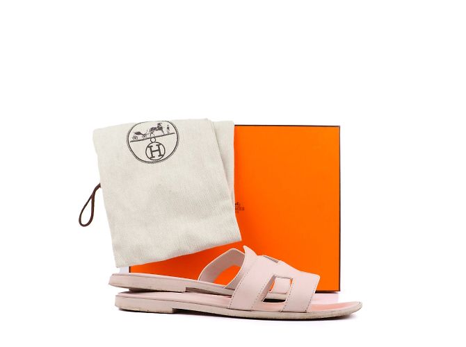 Hermès HERMES Sandali Oran Rosa - vista 7