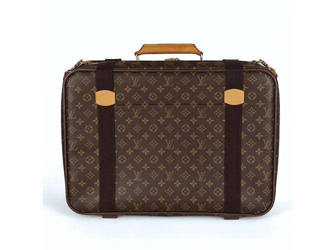 Louis Vuitton Valigia Louis Vuitton Satellite 50 monogramma con tracolla Marrone - vista 3