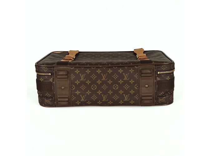 Louis Vuitton Valigia Louis Vuitton Satellite 50 monogramma con tracolla Marrone - vista 4