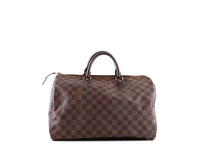 LOUIS VUITTON Sacs à main Speedy Marron - vue 3