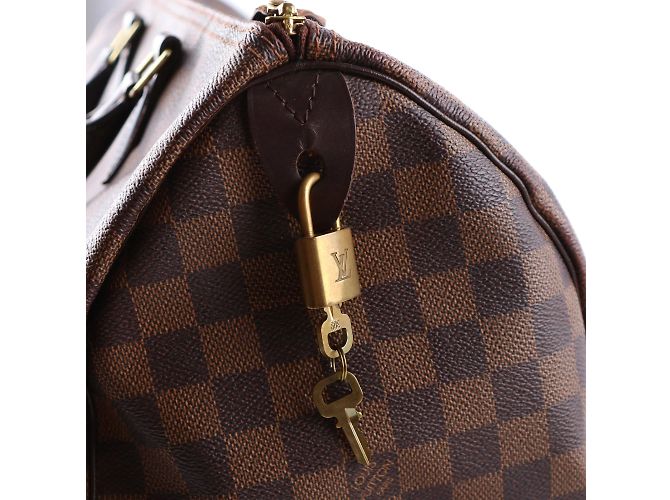 LOUIS VUITTON Sacs à main Speedy Marron - vue 6
