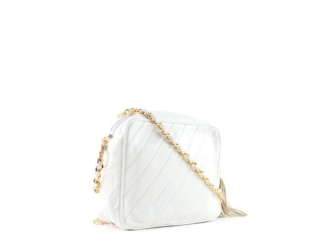 Camera CHANEL Sacs à main Intemporels/classique Blanc - vue 2