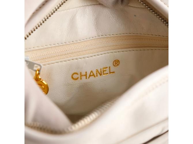 Camera CHANEL Sacs à main Intemporels/classique Blanc - vue 7