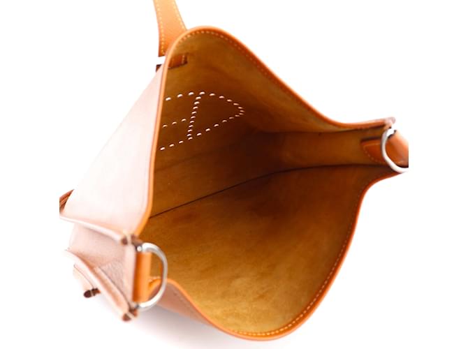 Hermès HERMES Sacs à main Evelyne Marron - vue 10