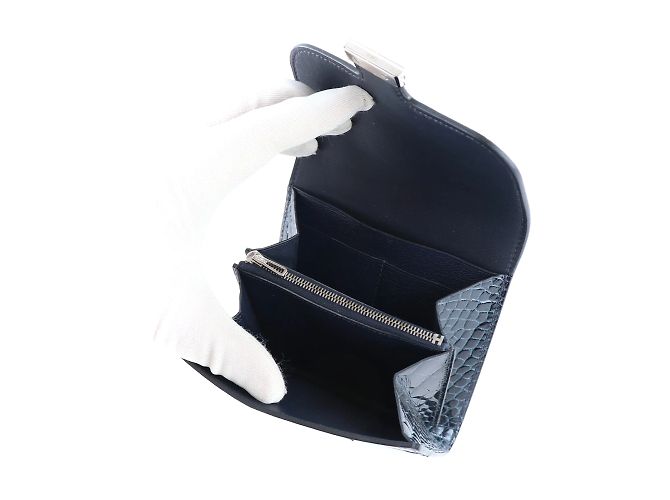 Constance Hermès Bolsos HERMES Constanza Azul marino - vista 8