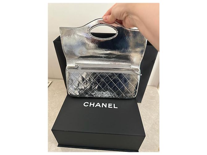 Executive Bolsa com aba metálica Chanel - vista 2