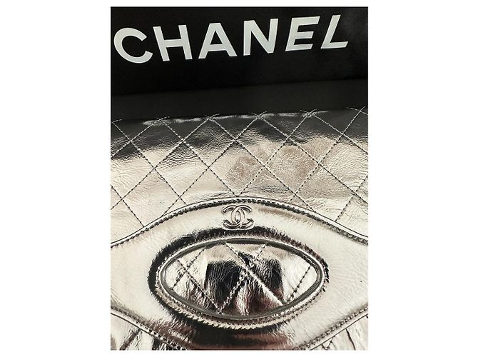 Executive Bolsa com aba metálica Chanel - vista 5
