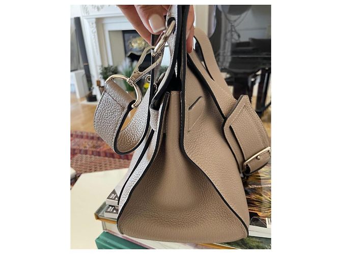 Kaba Hermès Jypsiere 28 Handtasche Grau Leder - Ansicht 6