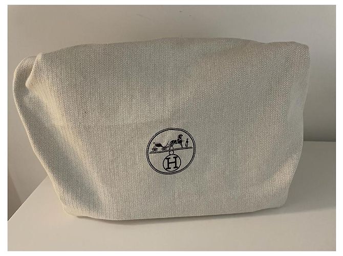 Kaba Hermès Jypsiere 28 Handtasche Grau Leder - Ansicht 9
