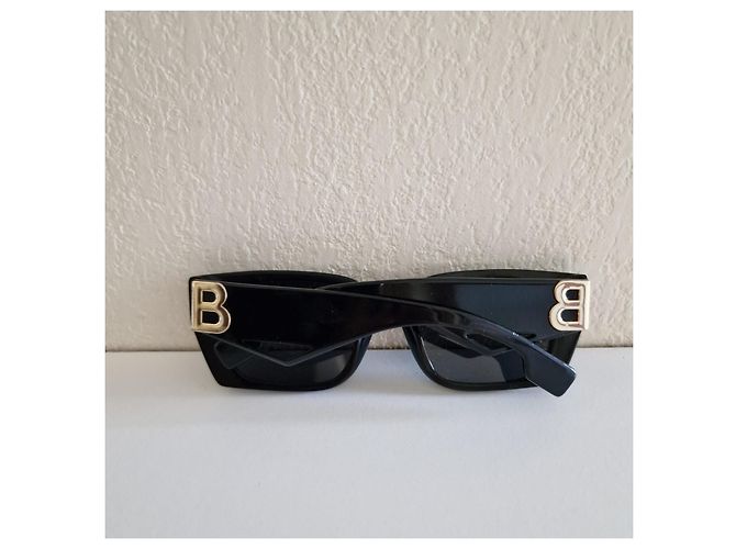 Gafas de sol Burberry negras de plástico Negro - vista 3