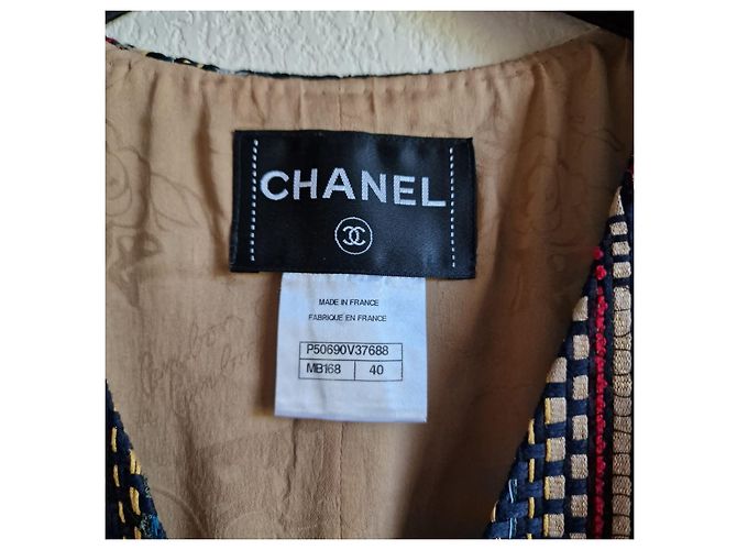 Chaleco sin mangas Chanel de tweed - vista 5