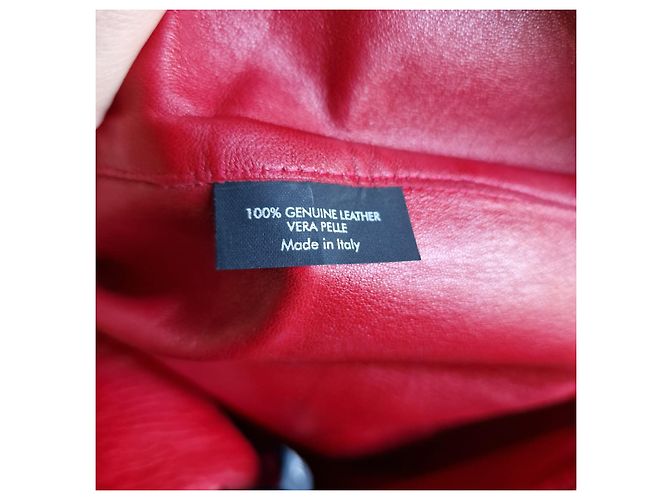 Falda Gucci de cuero roja - vista 3