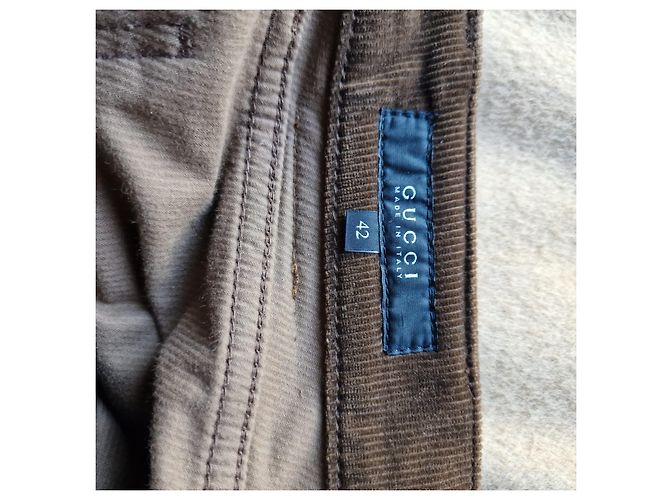 Gucci Samthose Braun - Ansicht 5