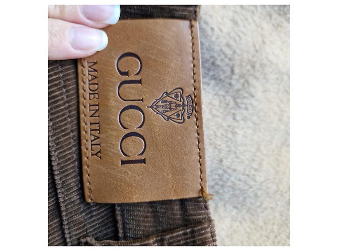 Gucci Samthose Braun - Ansicht 6