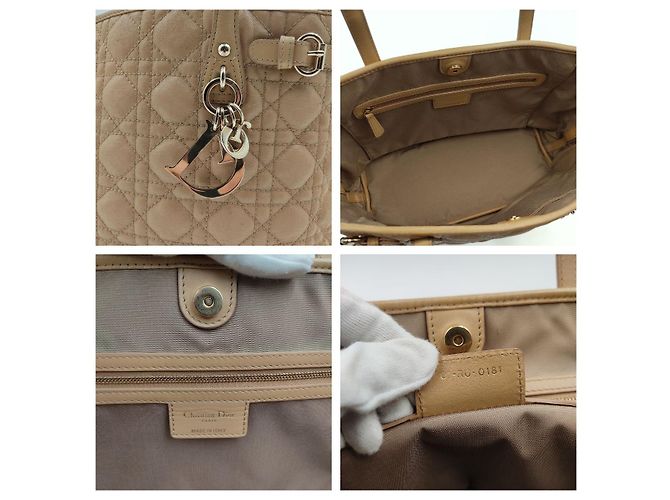 Borsa a tracolla Panarea beige di Christian Dior - vista 5