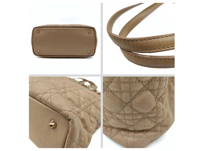 Borsa a tracolla Panarea beige di Christian Dior - vista 6