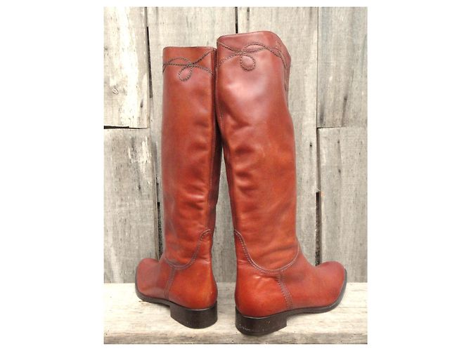 Fratelli Rosseti Fratelli Rossetti P-Stiefel 39,5 neue Bedingung Braun - Ansicht 4