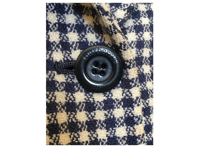 Jackengröße von Burberry 48 Schwarz Weiß - Ansicht 10