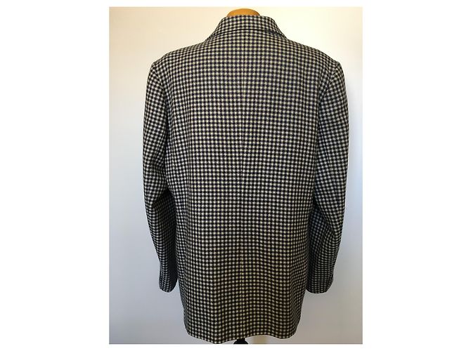 Jackengröße von Burberry 48 Schwarz Weiß - Ansicht 4
