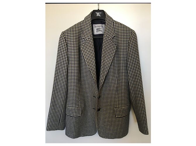 Jackengröße von Burberry 48 Schwarz Weiß - Ansicht 6